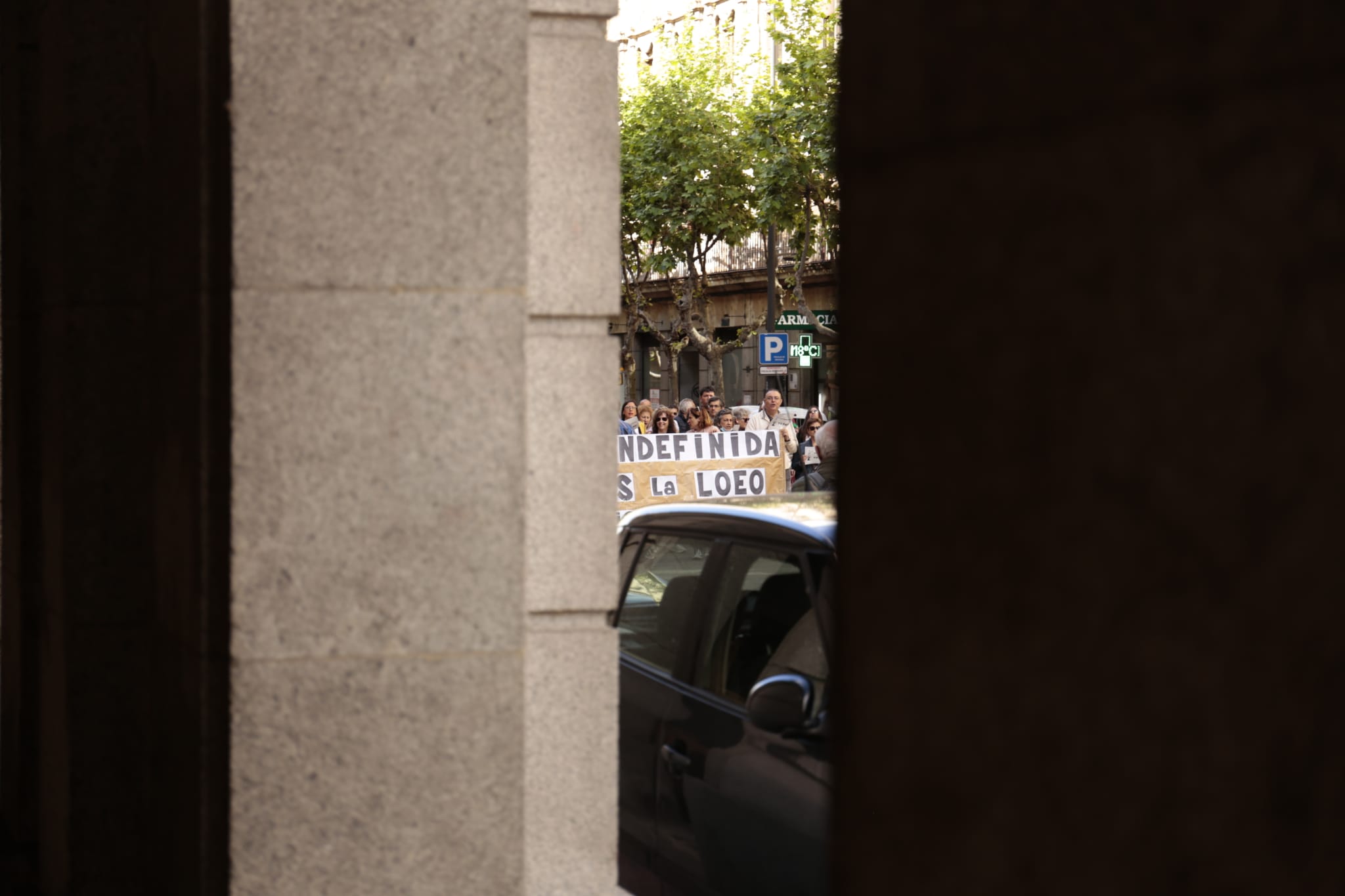 Los trabajadores de Justicia protestan en las calles en Salamanca