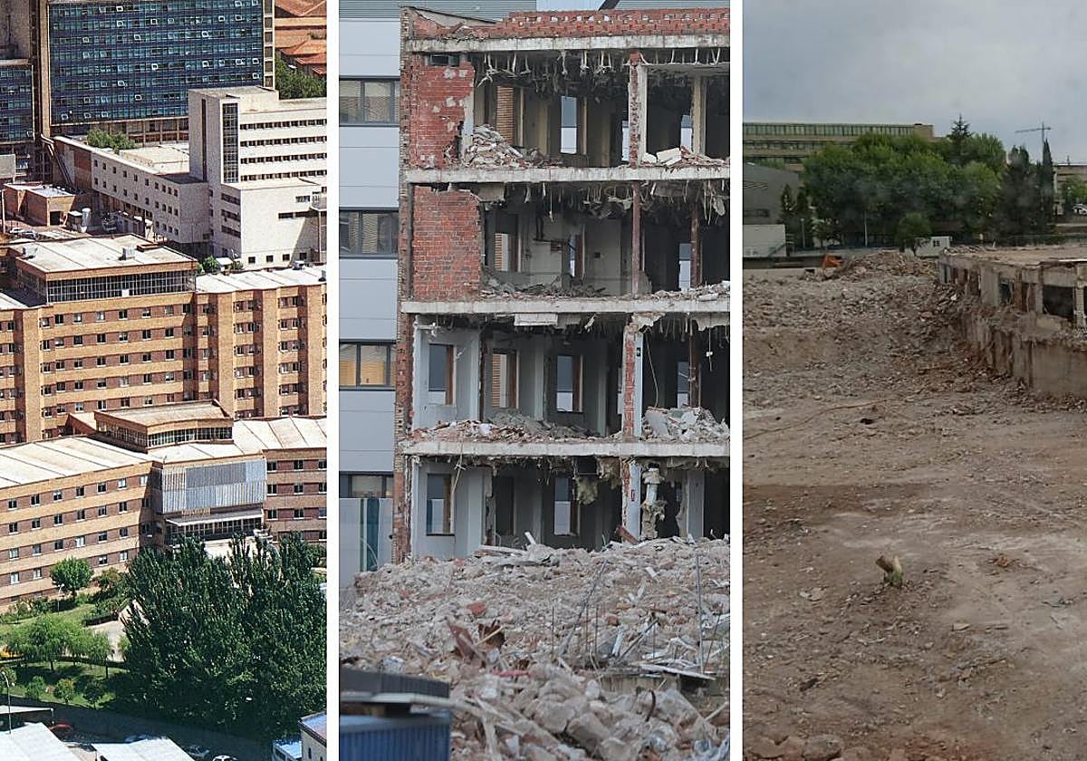 El Hospital Clínico de Salamanca desde su construcción hasta su total desaparición.