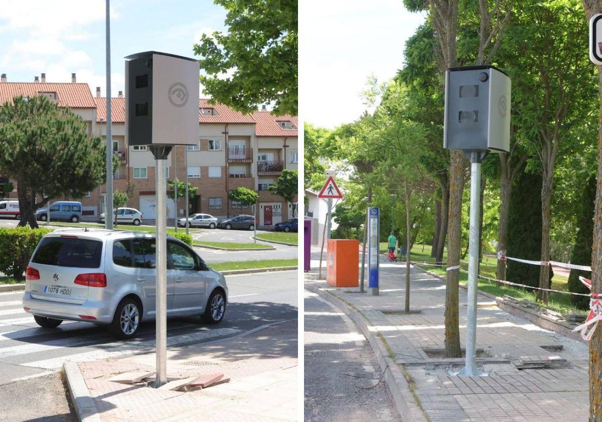 Las dos nuevas cajas de radar de Santiago Madrigal y Sancho de Castilla.