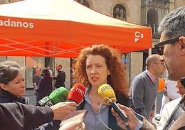 Ana Suárez, durante un acto electoral.