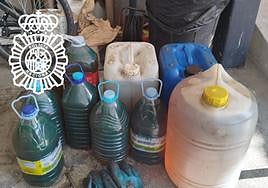 Detenido con diez garrafas de combustible robado en Salamanca