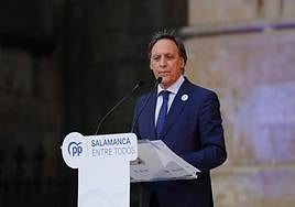 Carbayo, durante un acto electoral.