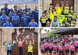 Corredores de las escuelas salmantinas en las pruebas disputadas este fin de semana.