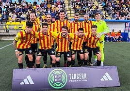 Once del Sant Andreu en el partido de este pasado fin de semana.