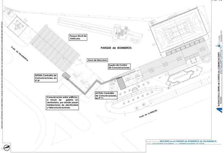 Adjudicadas las obras de mejora de la eficiencia energética del Parque de Bomberos