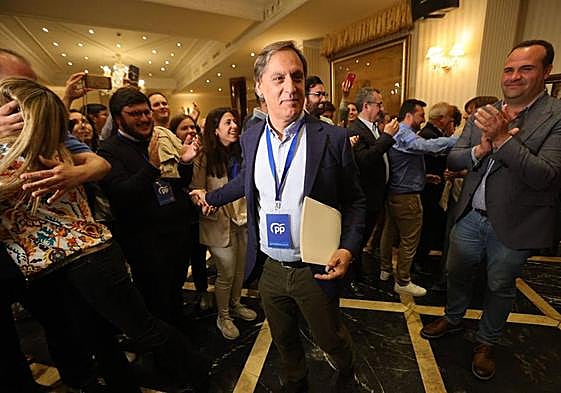 Carlos García Carbayo, en la fiestas del PP.