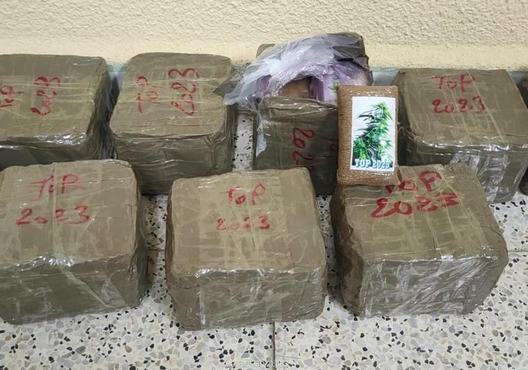 Uno de los golpes más fuertes al narcotráfico en Salamanca: 10,6 kilogramos de hachís incautados