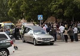 Imagen del funeral de Alberto en Monterrubio de Armuña.