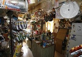 Imagen de un comercio rural.