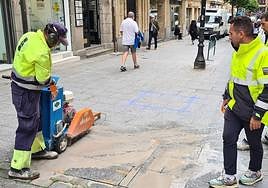Arrancan las obras de naturalización entre la Puerta de Zamora y la Iglesia de Santiago