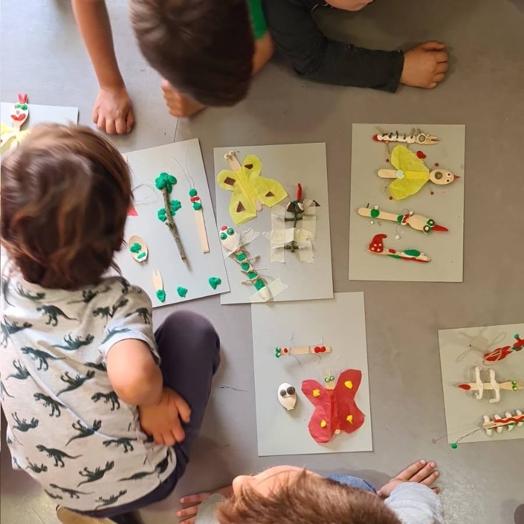 Taller en la Biblioteca.