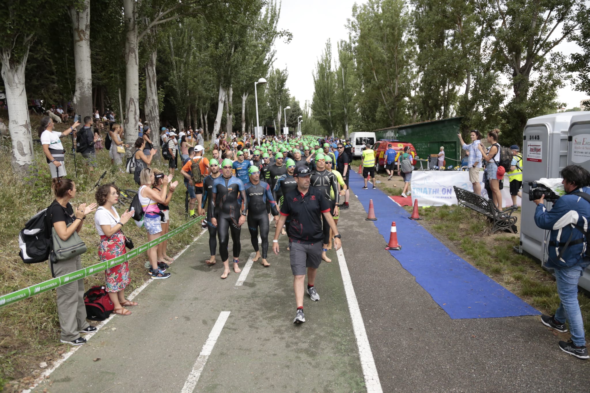 Casi 1.000 participantes en el Campeonato de España de Triatlón y Aquabike MD Salamanca 2023