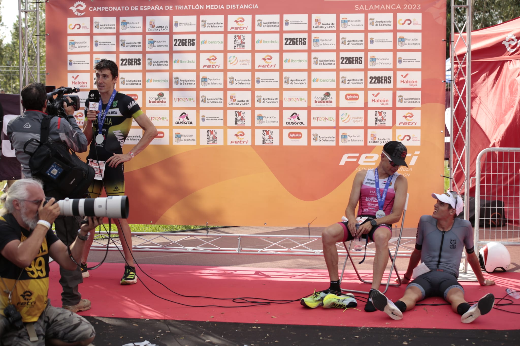 Casi 1.000 participantes en el Campeonato de España de Triatlón y Aquabike MD Salamanca 2023