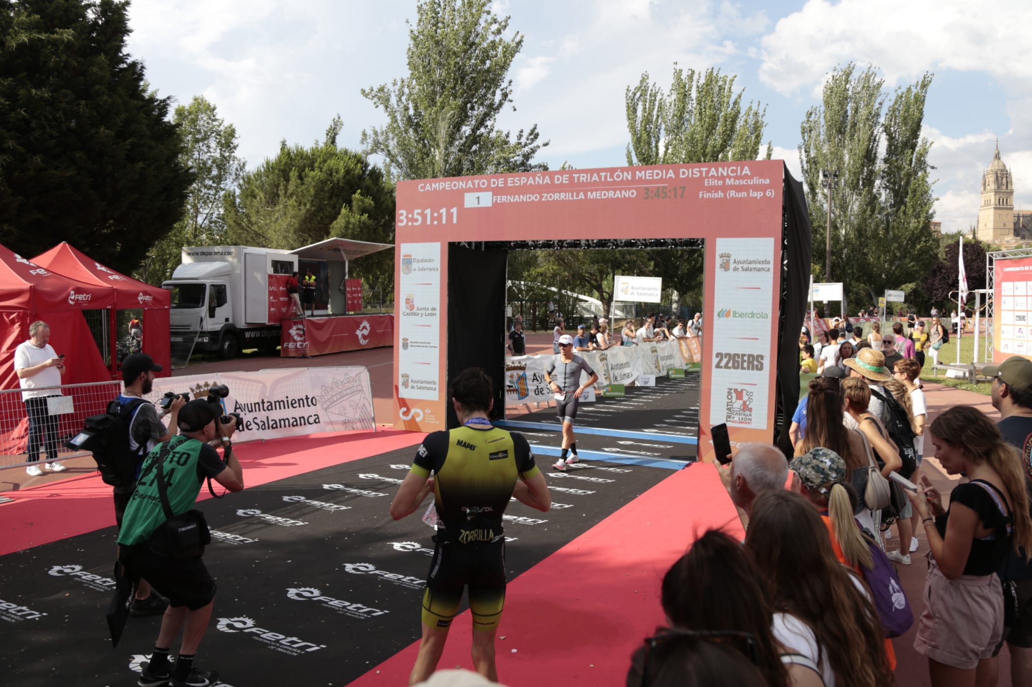 Casi 1.000 participantes en el Campeonato de España de Triatlón y Aquabike MD Salamanca 2023
