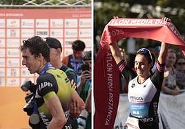 Fernando Zorrilla y Marta Sánchez, ganadores del Campeonato de España de Triatlón