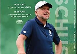 Schuster organiza un evento benéfico del golf en Salamanca.
