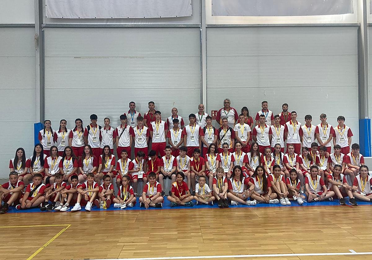 Deportistas de la Federación de Kickboxing y Muaythai de Castilla y León.