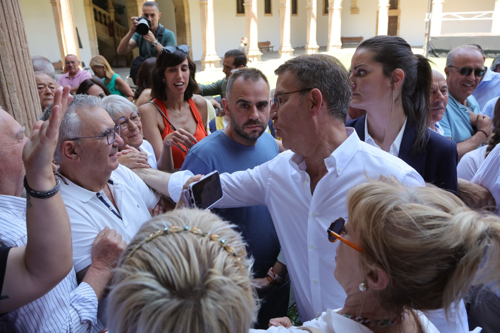 Feijóo visita Salamanca antes de la campaña electoral