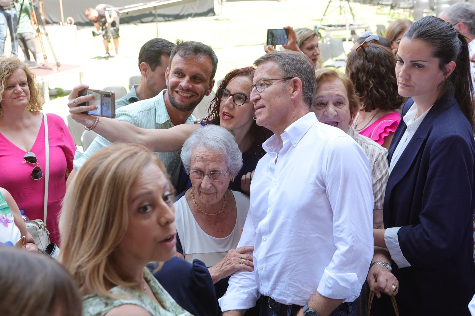 Feijóo visita Salamanca antes de la campaña electoral