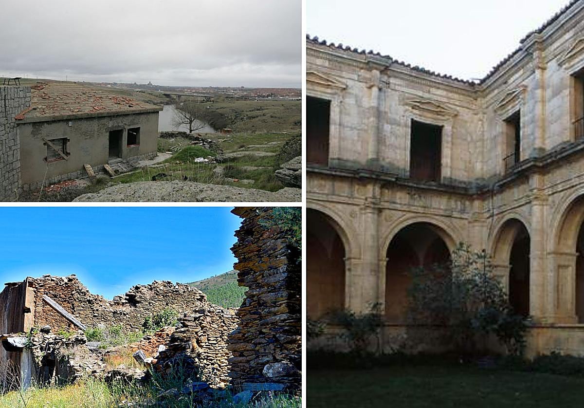 Algunos de los lugares abandonados en Salamanca.