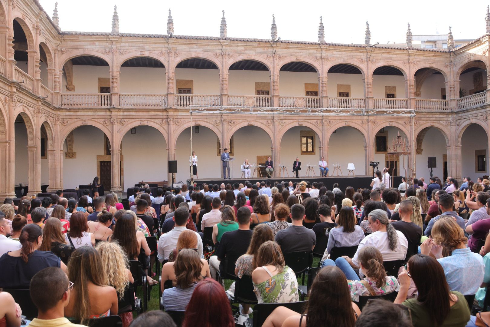 Luis García Montero, director del Instituto Cervantes, en la inauguración de los Cursos de Verano de la Usal