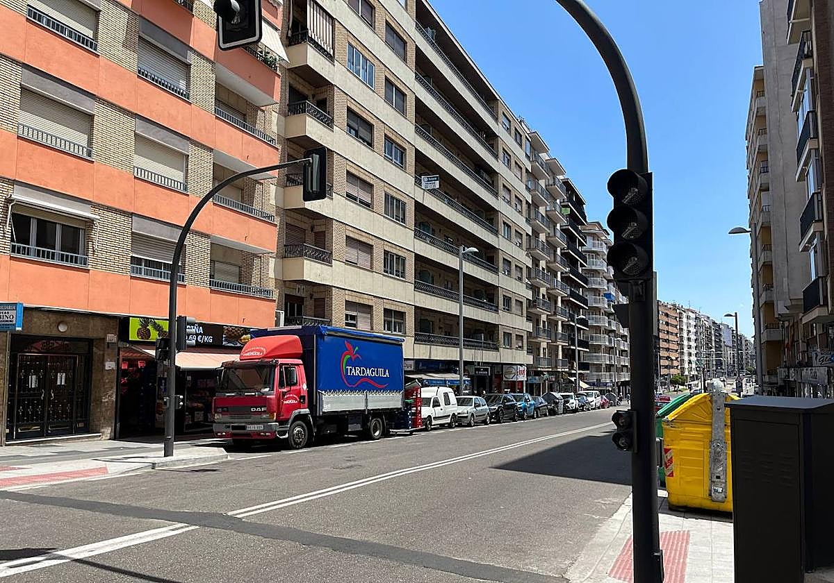 Avenida Portugal en Salamanca.
