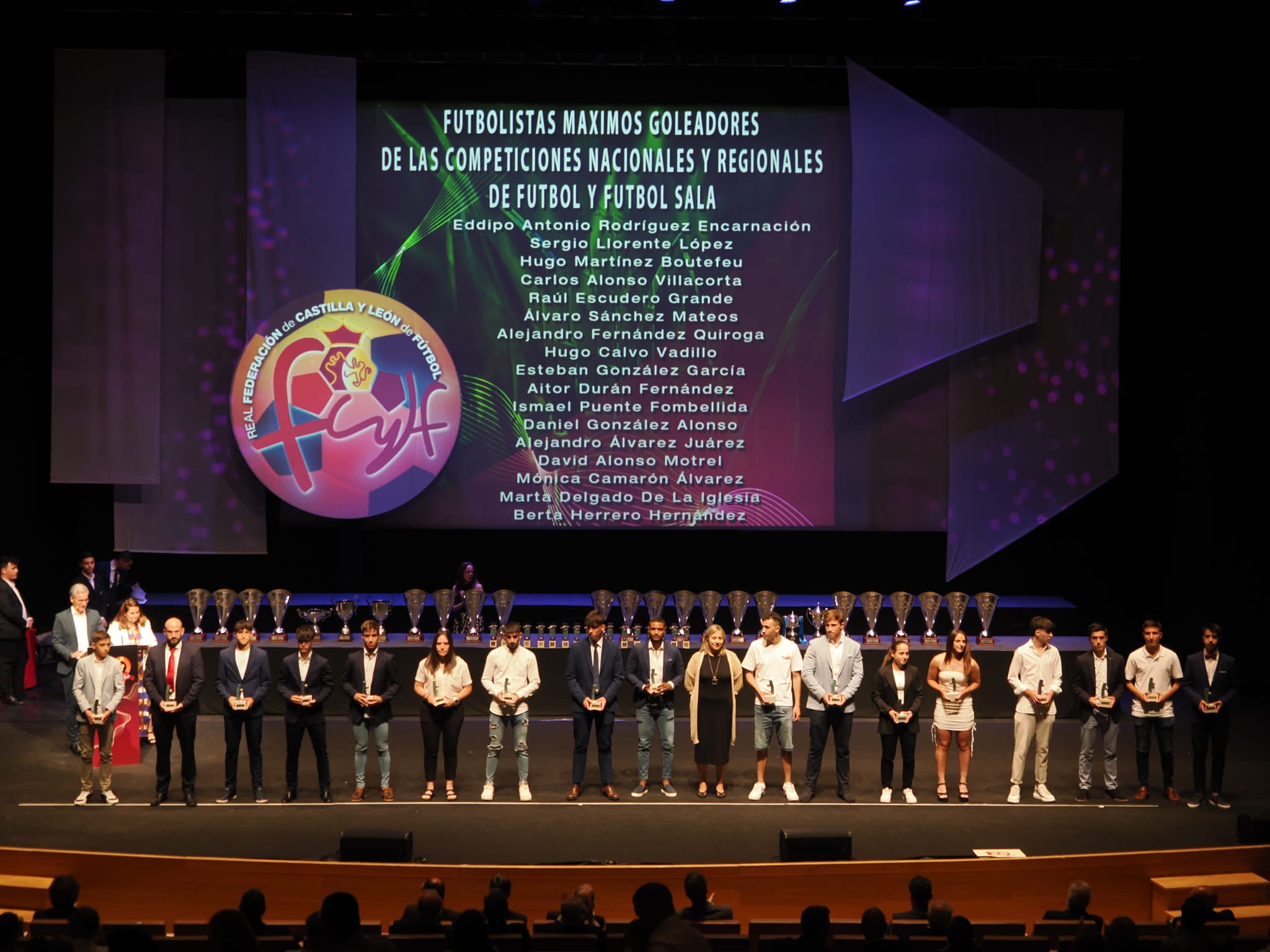 Entrega de trofeos a los Campeones RFCYLF 2022/23