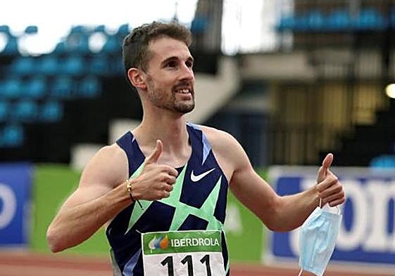 Álvaro de Arriba, en una prueba anterior.