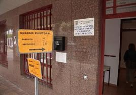Colegio electoral de Salamanca en las últimas elecciones municipales.