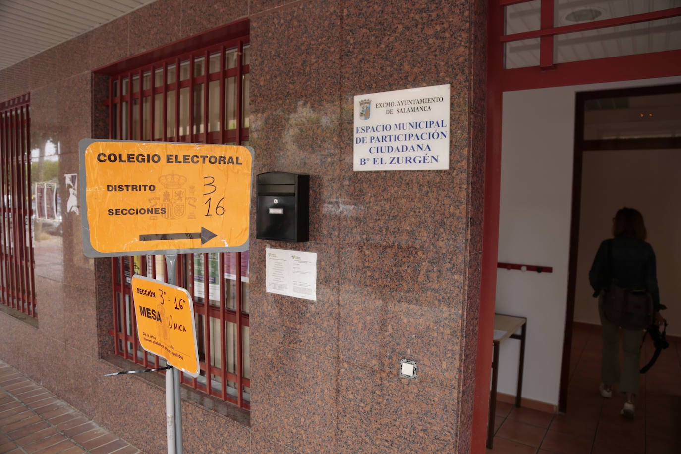 Colegio electoral de Salamanca en las últimas elecciones municipales.