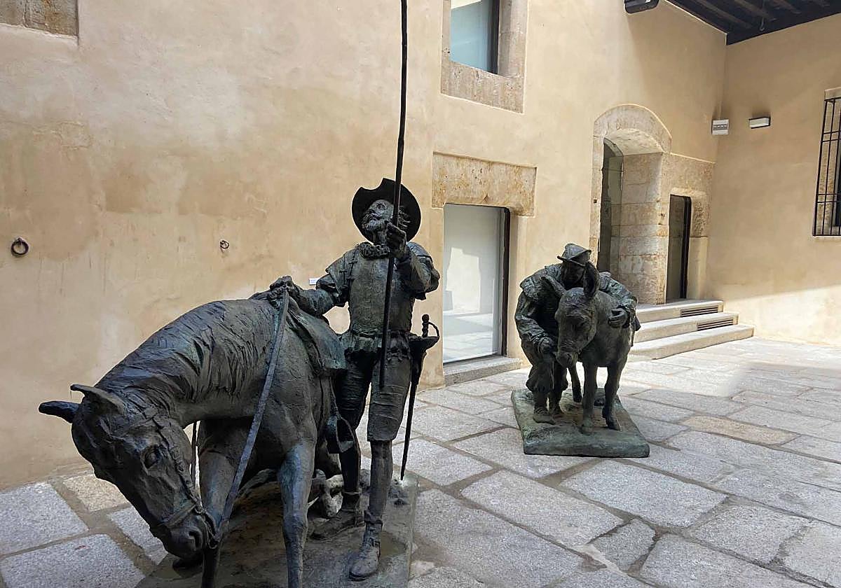 Un par de obras de la muestra.