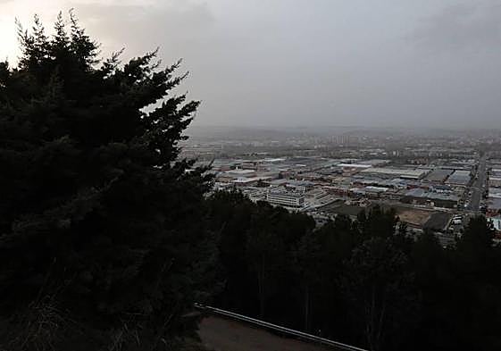Calima sobre Valladolid.