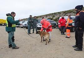 Uno de los operativos de búsqueda en Béjar.