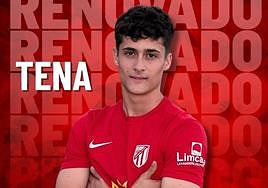 El lateral Tena también continuará en la UD Santa Marta