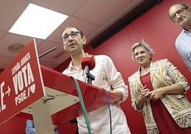 David Serrada, en su comparecencia ante los medios.