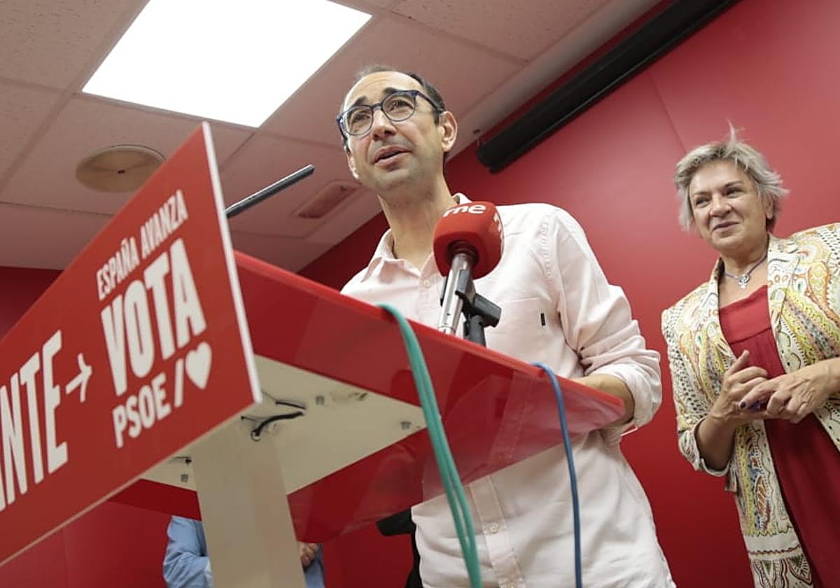 David Serrada, en su comparecencia ante los medios.