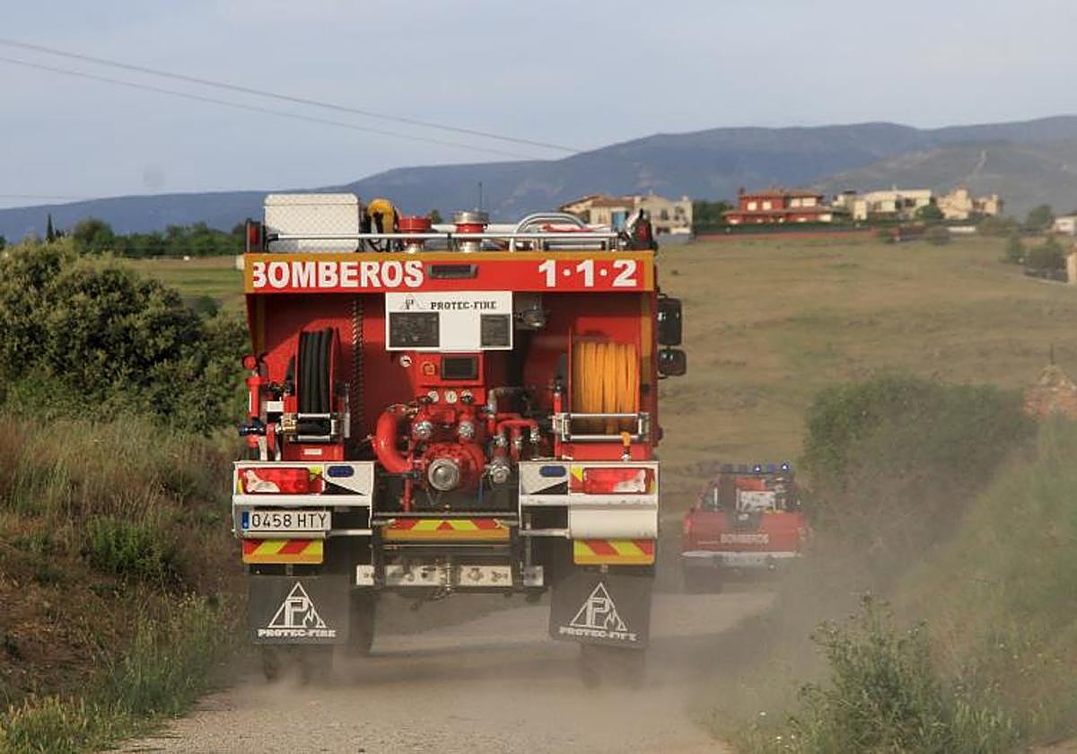 Imagen de archivo de un camión de bomberos.