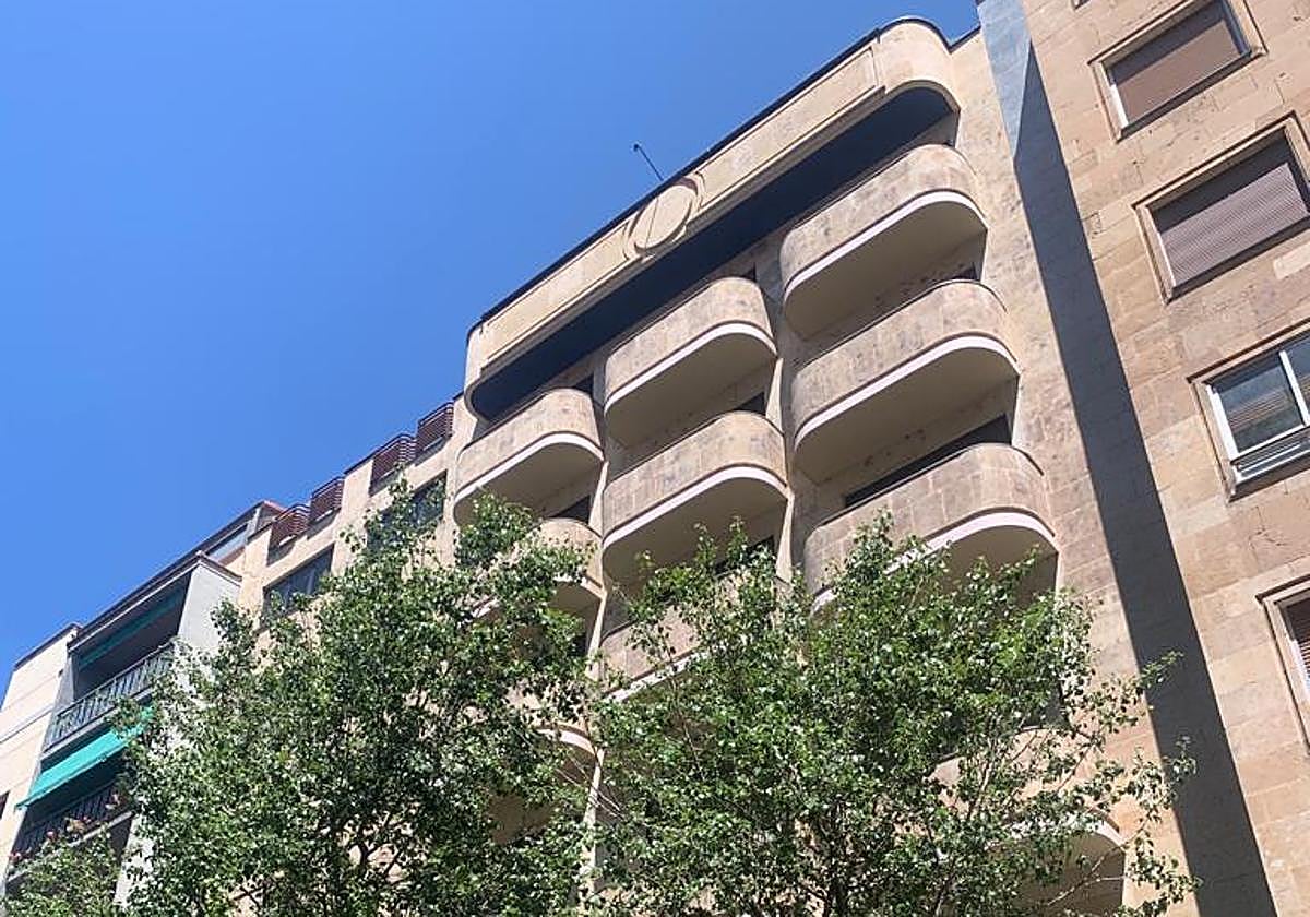 El edificio de la antigua sede de la Fundación Germán Sánchez Ruipérez.