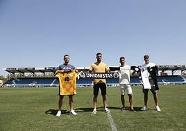 Unionistas presenta a cuatro nuevos jugadores