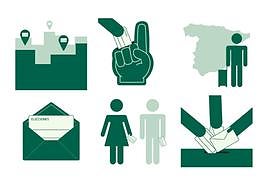 Una residente española toma un sobre de votación en el Consulado General de España de Santo Domingo en la República Dominicana para ejercer su derecho al voto en el 23J.