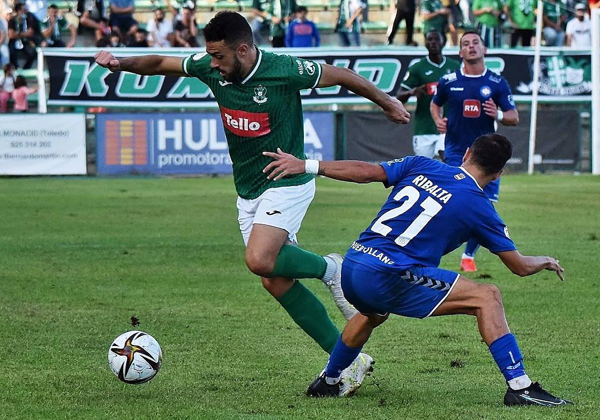 Alberto Bernardo, hace dos temporadas en el CD Toledo.