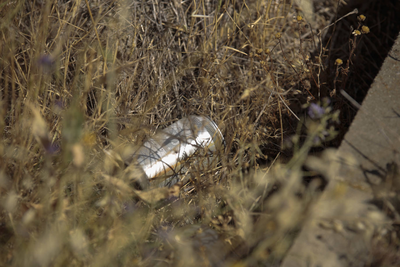 Cuando las cunetas se convierten en un vertedero