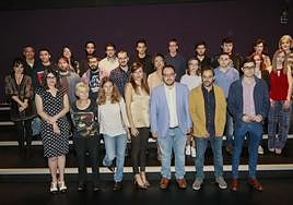 Imagen de archivo de una entrega de premios a los ganadores del certamen ´Jóvenes Creadores´