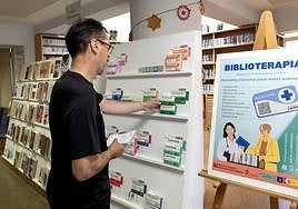Iniciativa 'Talonario de recetas para la medicación lectora' de la Biblioteca Municipal de Peñaranda de Bracamonte.