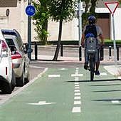 Importante ampliación de la red ciclista salmantina en la Avenida de Comuneros