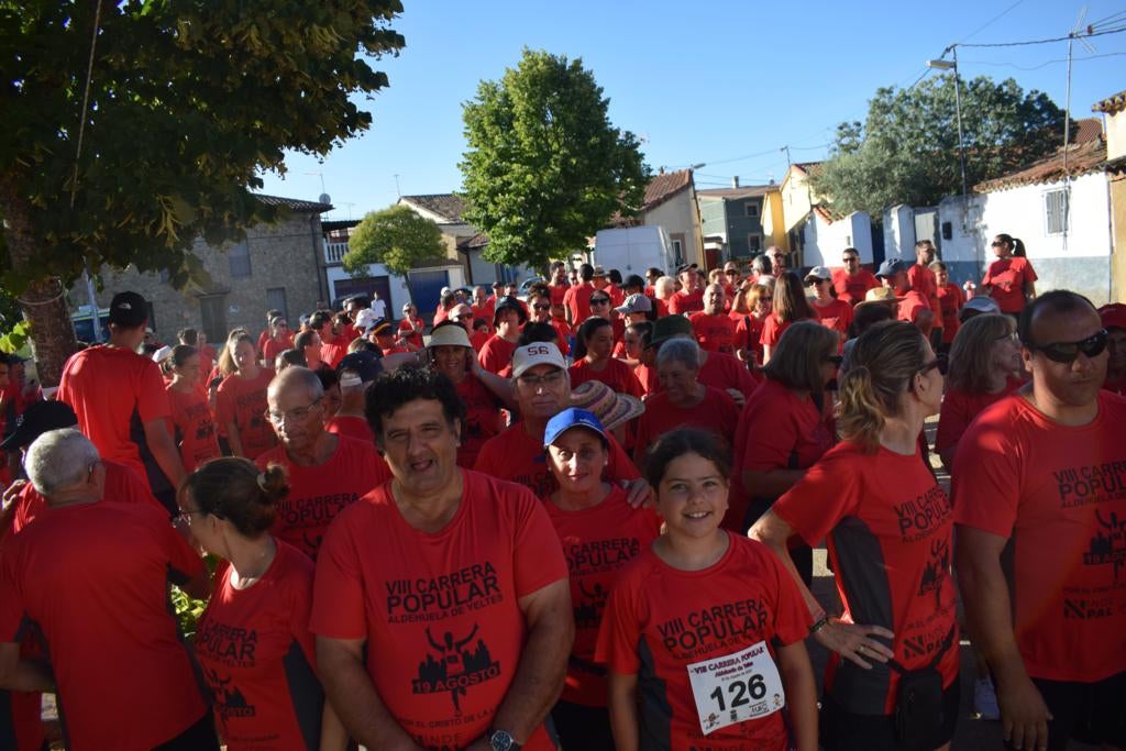 La VIII Carrera Popular en Aldehuela de Yeltes, en imágenes