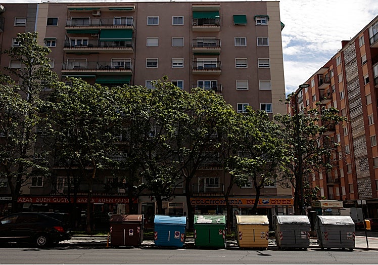 Imagen principal - Salamanca cuenta solo con un centenar contenedores marrones tras un año desde el inicio de su implantación