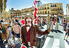 La pasada edición de la Feria de Teatro de Castilla y León en Ciudad Rodrigo.