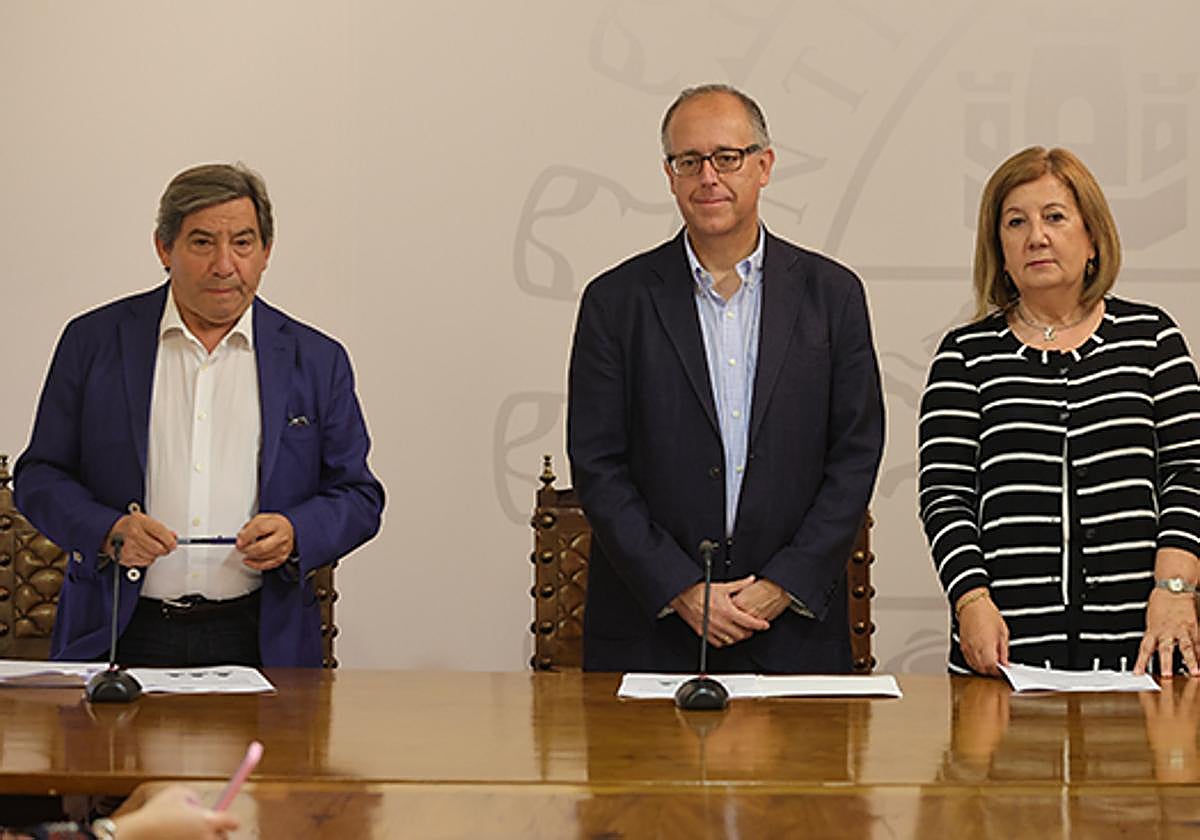 Juan Andrés Blanco, José Miguel Mateos y Rosa López.