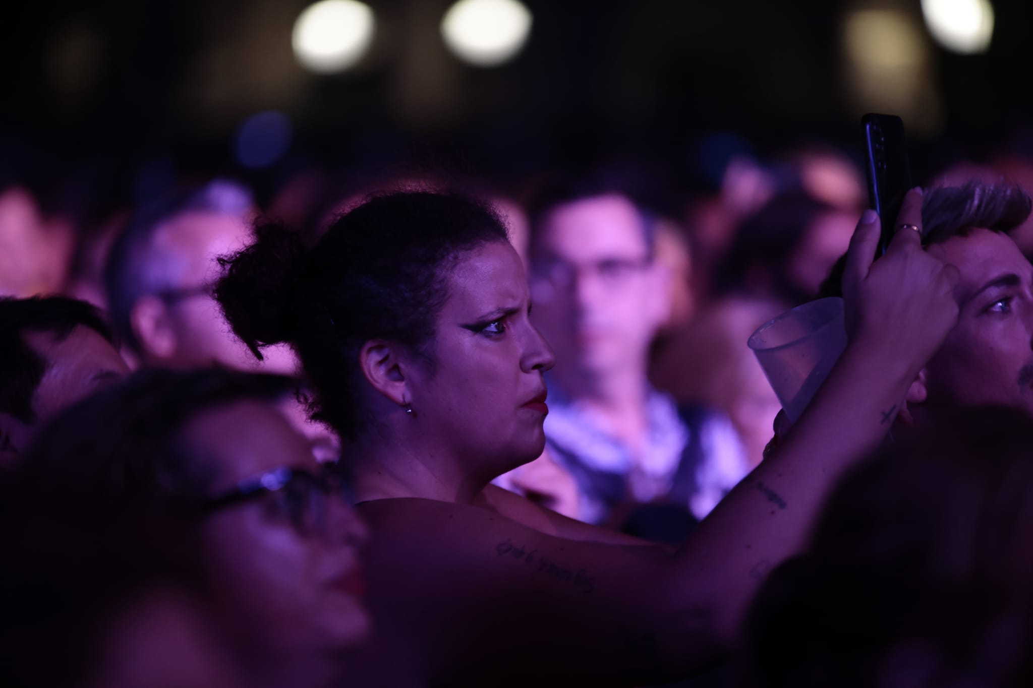 Vaquerizo y sus Nancys Rubias deslumbran en la Plaza Mayor